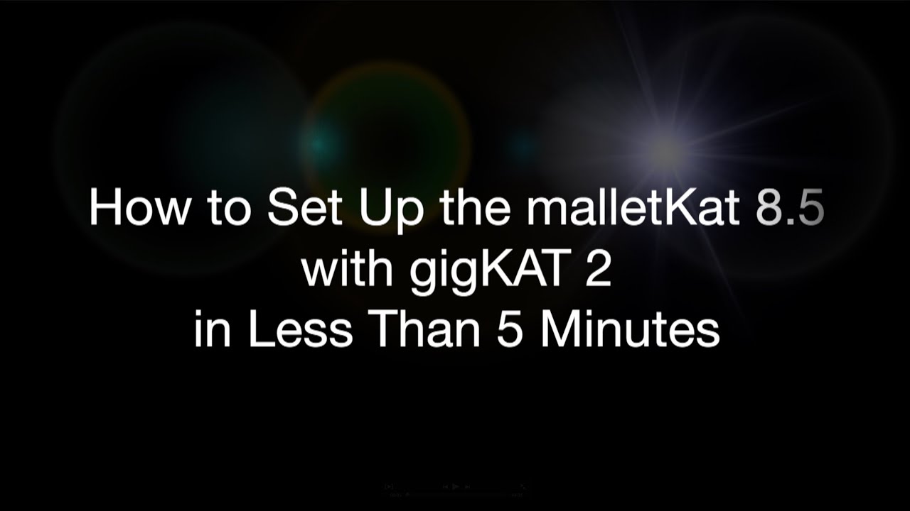 Setting up the malletKAT 8.5 with the gigKAT 2 Module YouTube