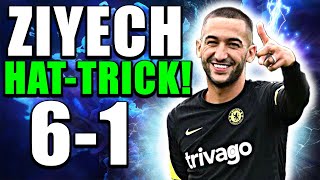 Chelsea 6-1 Peterborough! Ziyech HAT TRICK! Abraham, Broja & Pulisic ALL SCORE!!