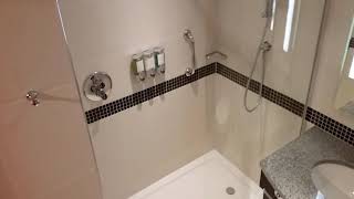 Hampton Inn, Gdansk, Poland Room Walk thru   Airport, Hilton Brand