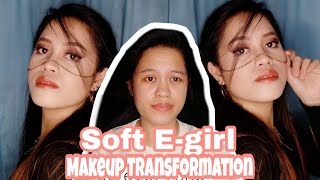 Soft E-girl Makeup Tutorial by Jeisy | E-girl Makeup | Makeup Transformation | Beauty Glazed