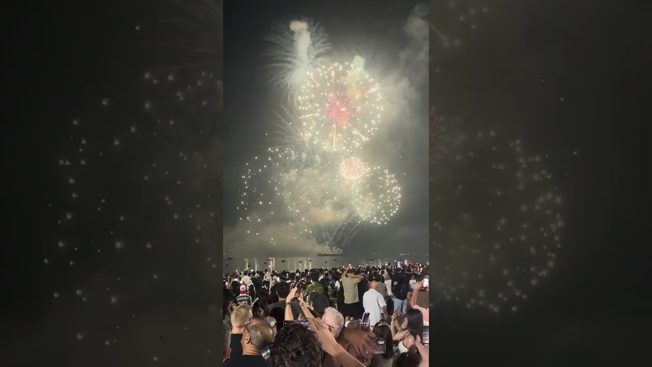 Pattaya fireworks New Year celebrations 2026