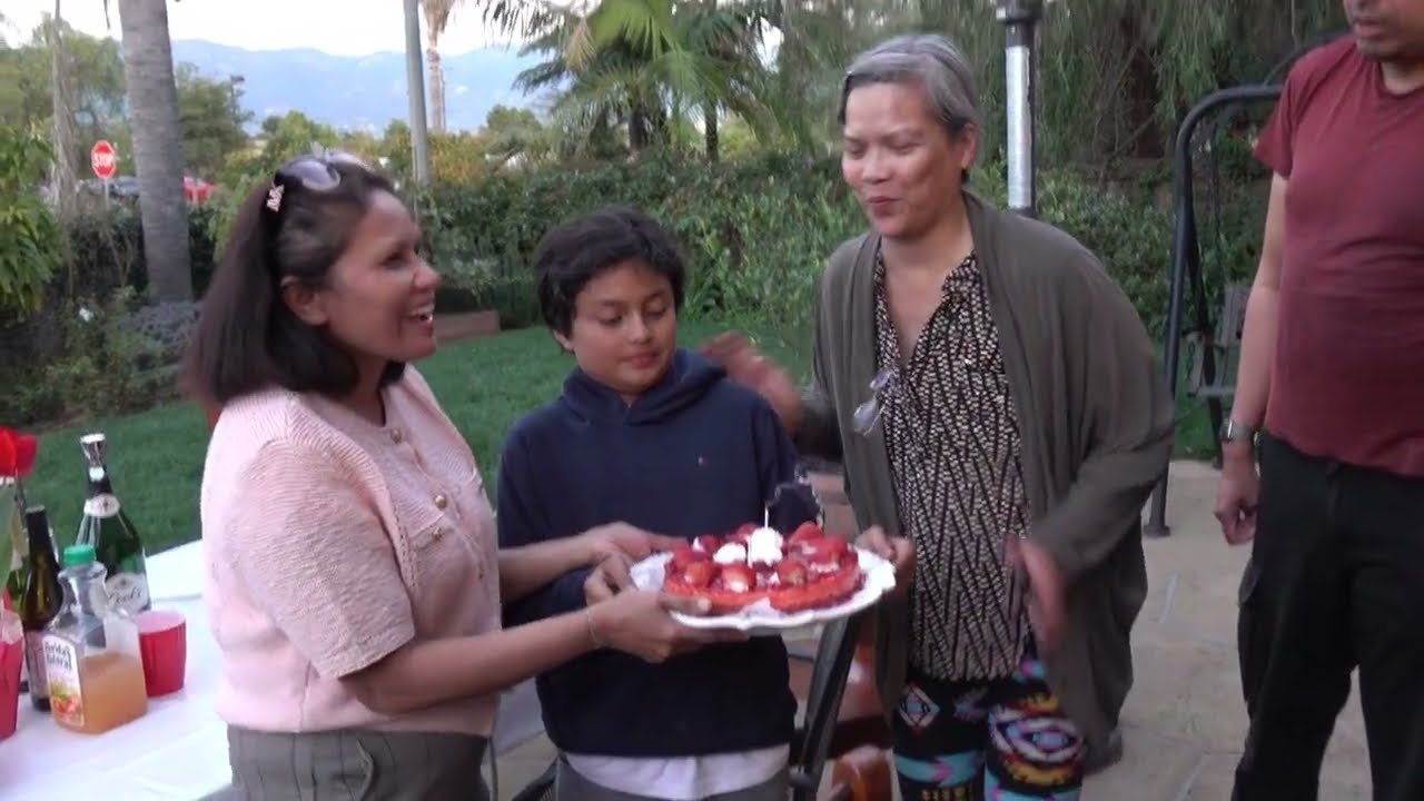 Sharon & Merlie Blow Out Birthday Cake Candles 20260130 205