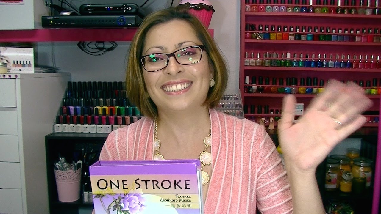 One Stroke Nail Art Workbook Full Video YouTube