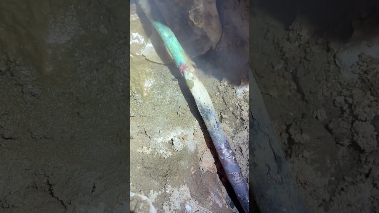 Innovation Plumbing. Multiple copper pipe leaks under concrete slab foundation.