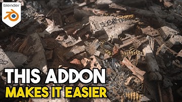 Fill your Blender scene with realistic debris