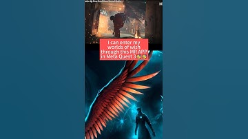 I can enter my worlds of wish through this MR portal in Meta Quest 3🥹#vr #ai #sweethome #quest3