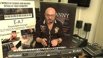 Roland E-A7 Left Screen Edit With Tony Maraashly