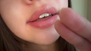 asmr ~ attempting spit painting w/ mouth sounds & some stutters