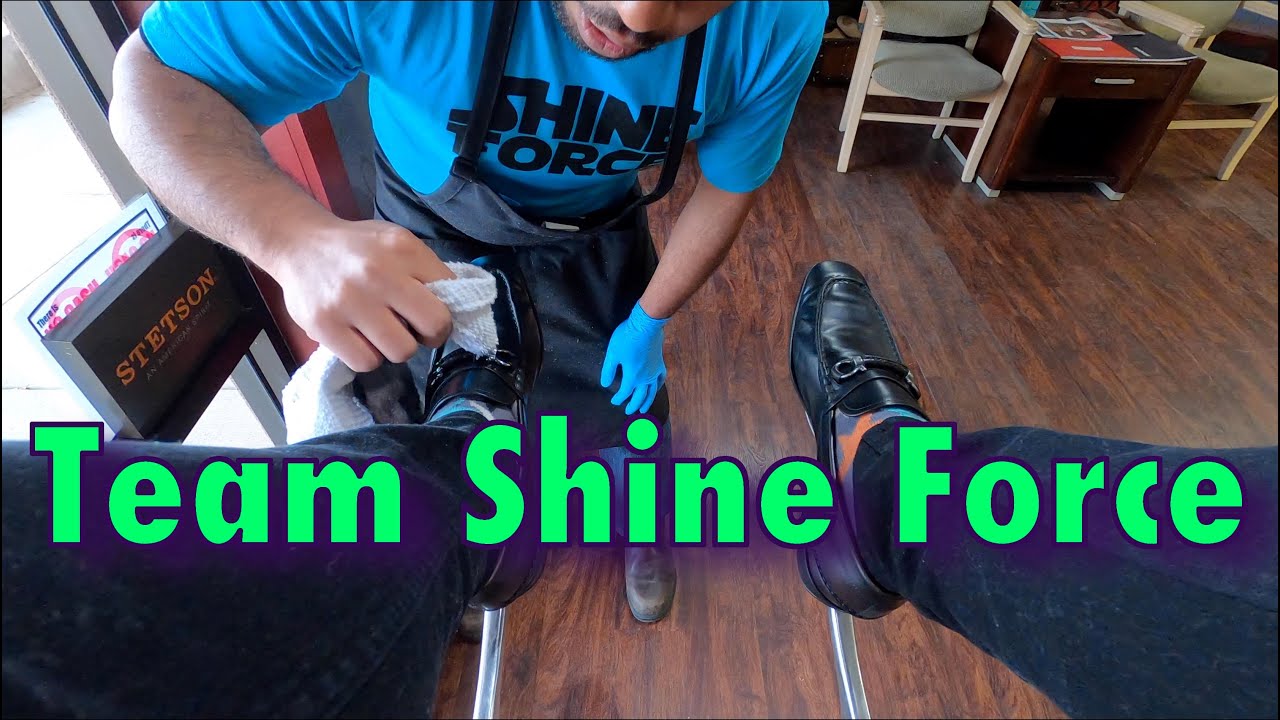 Shoe Shine Confessions Getting my shoes shined with Marcus Fisher