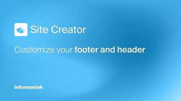 Customize the Header and Footer of Your Website - Complete Tutorial