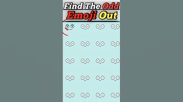 Find The Odd Emoji Out 🤪 | part 3 || #shorts #shortvideo
