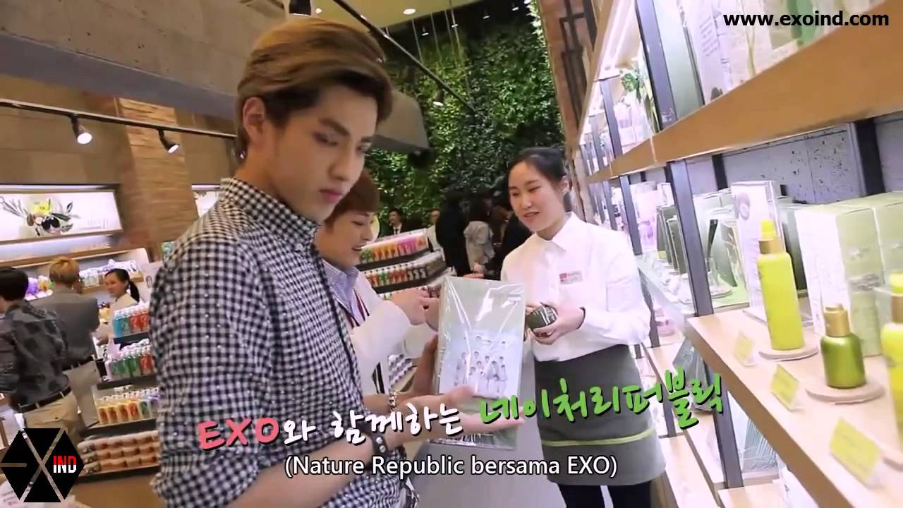 INDO SUB] EXO-M Nature Republic Hong Kong Fansign BTS - YouTube