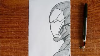 How to Draw Iron Man Easily | Step-by-Step Marvel Drawing Tutorial