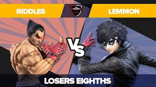 Riddles vs Lemmon - Ultimate Singles: Top 8 - Pinnacle 2021 | Kazuya vs Joker