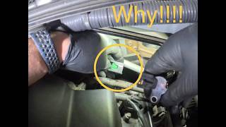 Nissan Frontier 4.0 P0345 replacing Both CMP sensors #pov #asmr #automobile #nissan #frontier