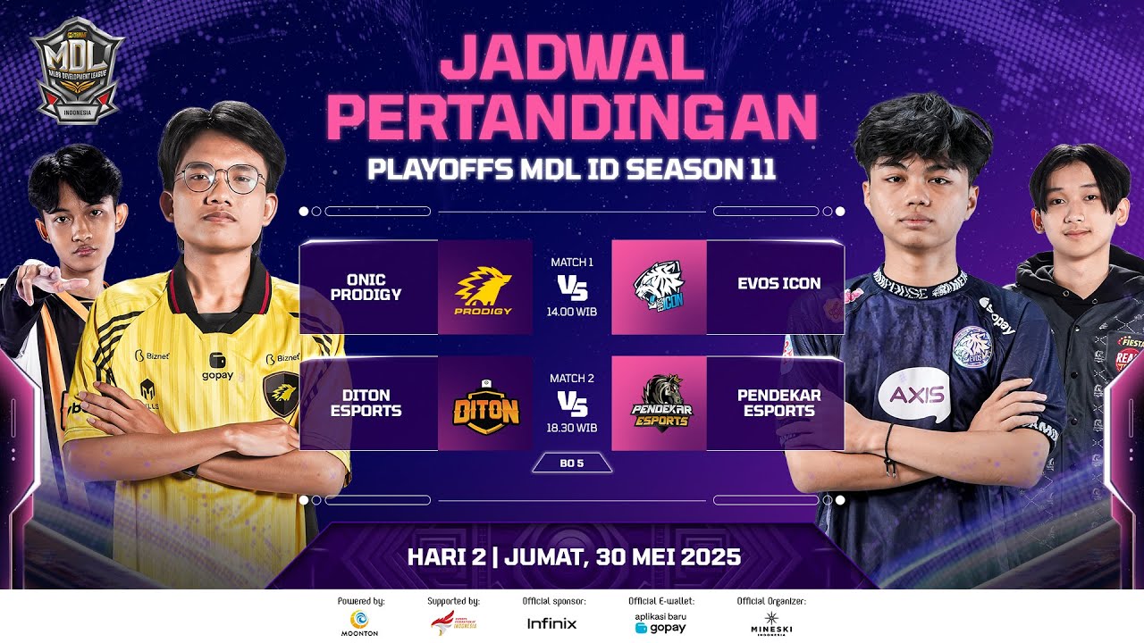 🔴LIVE | MDL ID S11 | Babak Playoffs | Hari 2