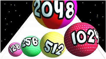 Merge 2048 Run Ball - Gameplay Walkthrough - Levels 61-70