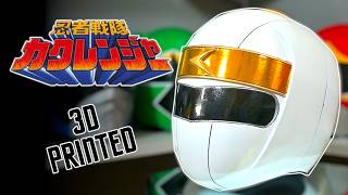 Amazing Ninja White Helmet From Ninja Sentai Kakuranger