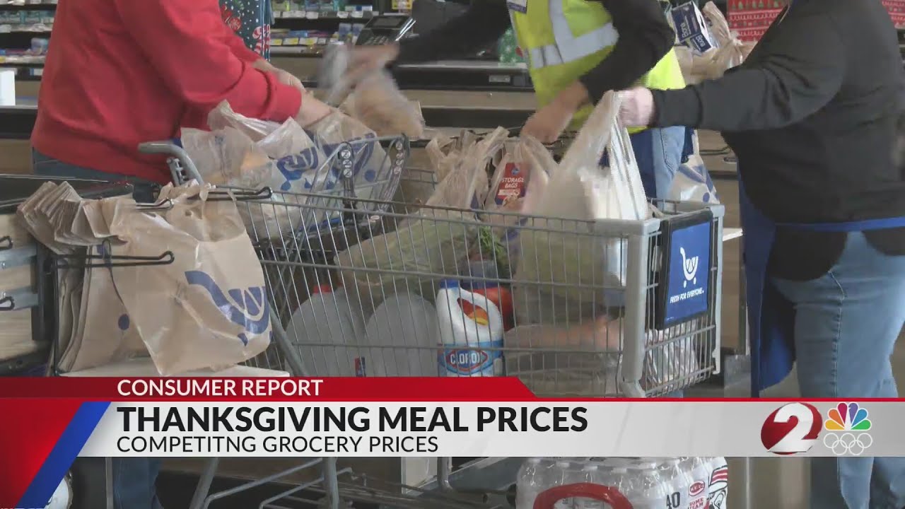 Thanksgiving meal prices down from 2024 despite food generally going up