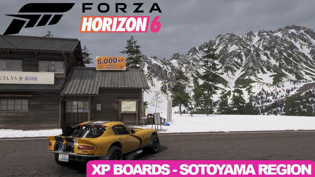 Forza Horizon 6 | All XP Boards in Sotoyama Region - Location
