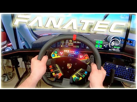 Видео: Обзор самого дорогого руля от Fanatec - Podium Steering Wheel Porsche 911 GT3 R