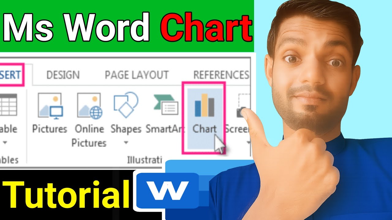 MS Word - Insert Charts - Ms Word 2016 Charts Styles Tutorial - How to ...