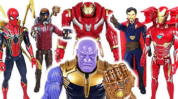 Thanos has grown bigger! Avengers Infinity War Spider Man, Iron Man, Hulk! - DuDuPopTOY