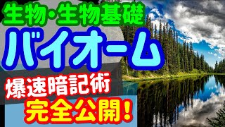 【生物基礎 27】植生【バイオーム】を宇宙一わかりやすく