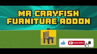 Mrcrayfish furniture addon🪑| My first video🥇