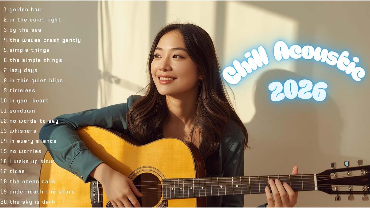 2026 Best Chill Acoustic Playlist🍂🎵 Newest English Love Song  Viral Spotify Song 2026