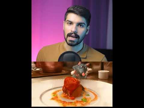 فکت انیمیشن رتتویی موش سرآشپز واقعی