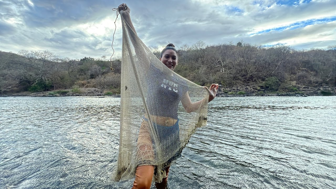 Hoy Rosi se fue ala pesca al Río torola !!pesca en el río torola