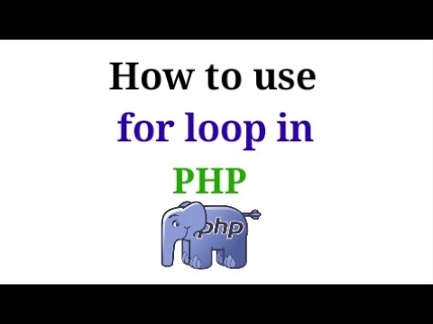 how to use for loop in php || priyog educational || in hindi