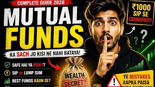 ₹1000 SIP Se Crorepati? 😱 Mutual Funds Ka Sach 2026 (Full Guide) |