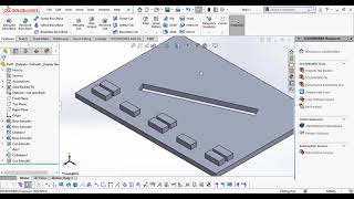 Pattern Solidworks, Linear, Circular, Table, Fill, Curve driven array
