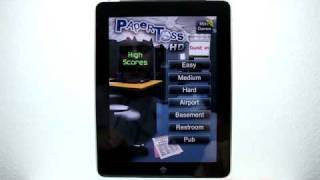 Paper Toss HD iPad App Review screenshot 2