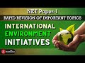 Top International Policies & Agreements | With Current Affairs | Rapid Revision of NET Paper-1