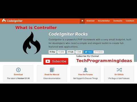 2 Codeigniter Tutorials   Controller