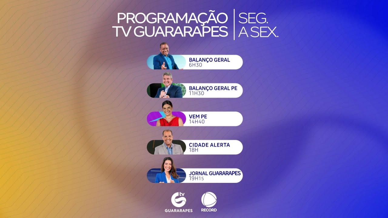 Programação TV Guararapes RECORD