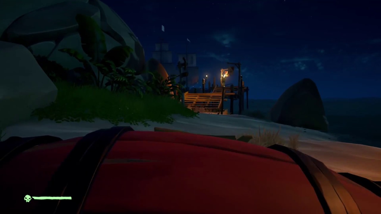 Sea of Thieves - Sneaking Onto Enemy Ship With Explosive Barrel (Bomb) - PvP Gameplay