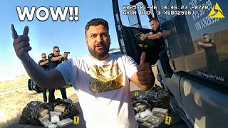 Cops Unexpectedly Runs Into $22 Million DRUG Bust During Traffic Stop On Body cam! News
