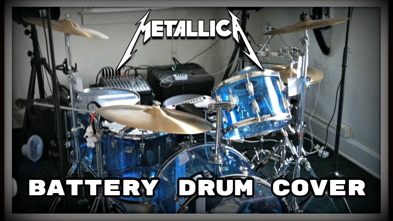 Metallica Battery Drum Cover YouTube