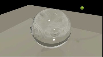 DYNAMIC PAINT TEST SPHERE WATER VS PROJECTILES BLENDER 2.63