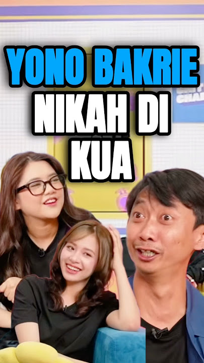 MOMEN LUCU YONO NIKAH DI KUA⁉️#dontplayplay #chitchart #yonobakrie #dustin #zivamagnolya #zeeasadel