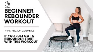 Just Got a Rebounder? Start Here with This 20-Minute Beginner Rebounder Workout!