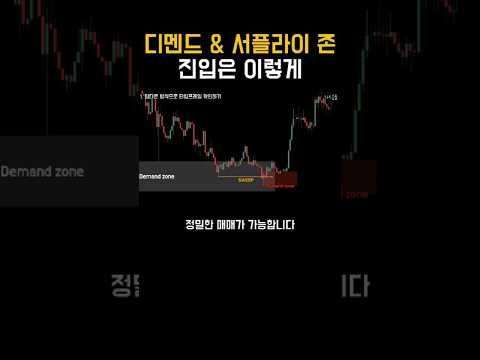 디멘드존(demand zone)과 서플라이존(supply zone) 진입 방법 #shorts