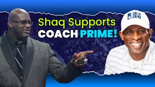 Shaq's Unforeseen Camaraderie: Rallying Behind Coach Prime Amidst Colorado's Turmoil | NBA | NFL Wealth