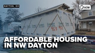 Affordable housing initiative launches in northwest Dayton with first home installed