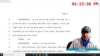 Deposition Rough Draft made easy