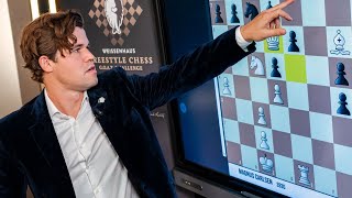 Magnus Carlsen Analyzes How He Became CHAMPION in Freestyle Chess GOAT Challenge 2024